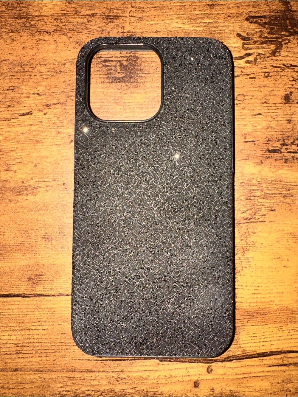 Black Crystal Protective Phone Case - Swarovski I-phone 15 pro max